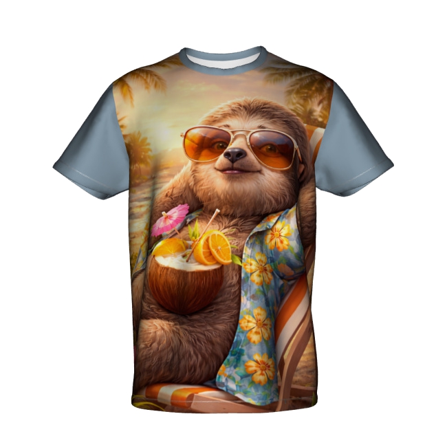 CHILL MODE Męski T-Shirt Sportowy CHILL MODE Męski T-Shirt Sportowy - obrazek 1