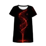 CYBER HELIX – Damski T-shirt