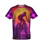 NEON TIME RIDER Męski T-Shirt Sportowy