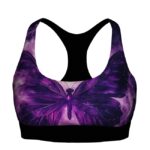 PURPLE AURORA WINGS Damski Top sportowy