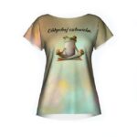 ZEN VIBES Koszulka damska typu butterfly