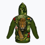 JUNGLE KING Bluza męska z kapturem - obrazek 3