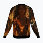 EMBER AURA – Damska bluza Crewneck - obrazek 3