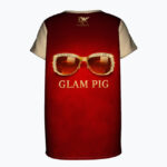 GLAM PIG Koszulka damska z szerokim dekoltem - obrazek 3