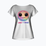 SWEET BUT CURSED Koszulka damska typu butterfly