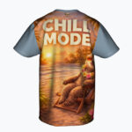CHILL MODE Męski T-Shirt Sportowy - obrazek 2