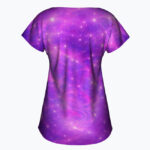 COSMIC DRIP SKULL T-shirt Damski - obrazek 2