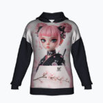 BLOSSOM REBEL Bluza Oversize