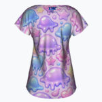 SWEET BUT CURSED Koszulka damska typu butterfly - obrazek 2