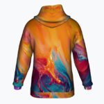 LIQUID NEON – Damska bluza z kapturem - obrazek 3