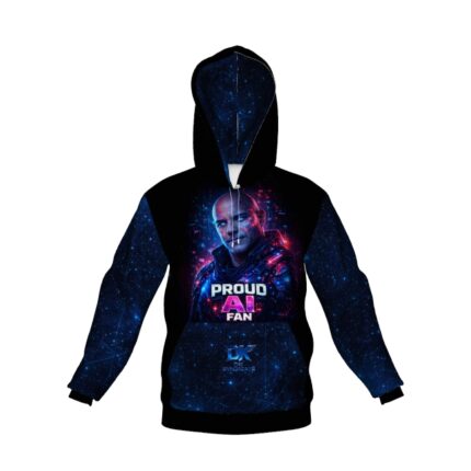 AI DEFENDER Bluza męska z kapturem