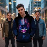 AI DEFENDER Bluza męska z kapturem - obrazek 4