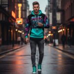 AI OVERLORD Bawełniana bluza z kapturem - obrazek 2