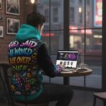 AI OVERLORD Bawełniana bluza z kapturem - obrazek 5