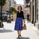 ASTRAL BLOOM Spódnica Bawełniana - obrazek 6