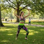 ASTRAL LOTUS Legginsy - obrazek 2