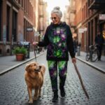 ASTRAL LOTUS WAVE Damskie Spodnie Dresowe - obrazek 4