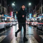 BLACK FLIGHT Spodnie Dresowe Męskie - obrazek 2