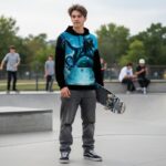 BLUE ABYSS Bluza Oversize Unisex - obrazek 2