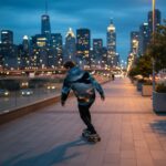 BLUE URBAN RAVEN Bluza męska z kapturem - obrazek 5