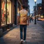 CHILL MODE Męski T-Shirt Sportowy - obrazek 4