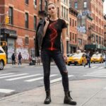 CYBER HELIX – Damski T-shirt - obrazek 4