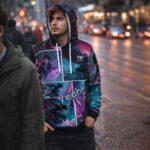 CYBER SMASH COMIC – Bluza z kapturem - obrazek 4