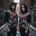 DARK BOTANICA Bawełniana bluza z kapturem Unisex - obrazek 3