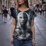 DARK SERAPH Koszulka damska typu butterfly - obrazek 4