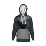 DARK URBAN RAVEN Bluza męska z kapturem