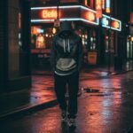 DARK URBAN RAVEN Bluza męska z kapturem - obrazek 4