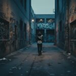 DARK URBAN RAVEN Bluza męska z kapturem - obrazek 7