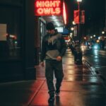 DARK URBAN RAVEN Bluza męska z kapturem - obrazek 2