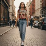 GLAM PIG Koszulka damska z szerokim dekoltem - obrazek 2