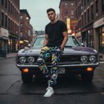 HUMOR ANALYZER Spodnie Dresowe Męskie - obrazek 4