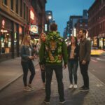 JUNGLE KING Bluza męska z kapturem - obrazek 7