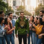 JUNGLE KING Bluza męska z kapturem - obrazek 2