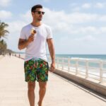 JUNGLE KING Męskie szorty do pływania - obrazek 5