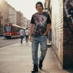 MIDNIGHT SAKURA Koszulka męska - obrazek 7