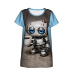 MONDAY MODE Koszulka damska z szerokim dekoltem