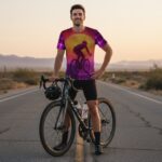 NEON TIME RIDER Męski T-Shirt Sportowy - obrazek 4