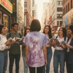 PORCELAIN ANGEL Koszulka damska typu butterfly - obrazek 6