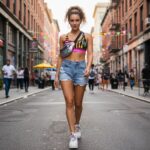 PRISM RUSH Top sportowy damski - obrazek 4