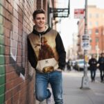 RAISED BY DUST Bluza męska z kapturem - obrazek 3