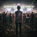 RAVEN SKULL Męski T-Shirt Sportowy - obrazek 4