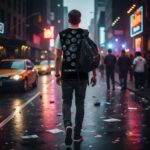 SEE YOU Męski T-Shirt Sportowy - obrazek 4