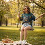 TROPIC HIPPO Koszulka damska typu butterfly - obrazek 5