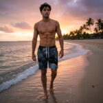 WING DRIFT Męskie szorty do pływania - obrazek 4