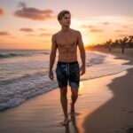 WING DRIFT Męskie szorty do pływania - obrazek 2