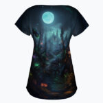 TOXIC FLORA Koszulka damska typu butterfly - obrazek 3